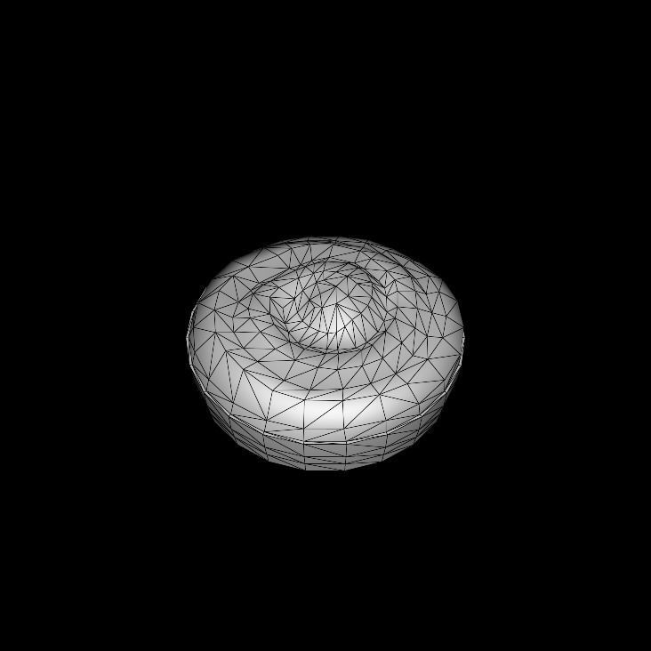 cinnamon roll 3D model_9