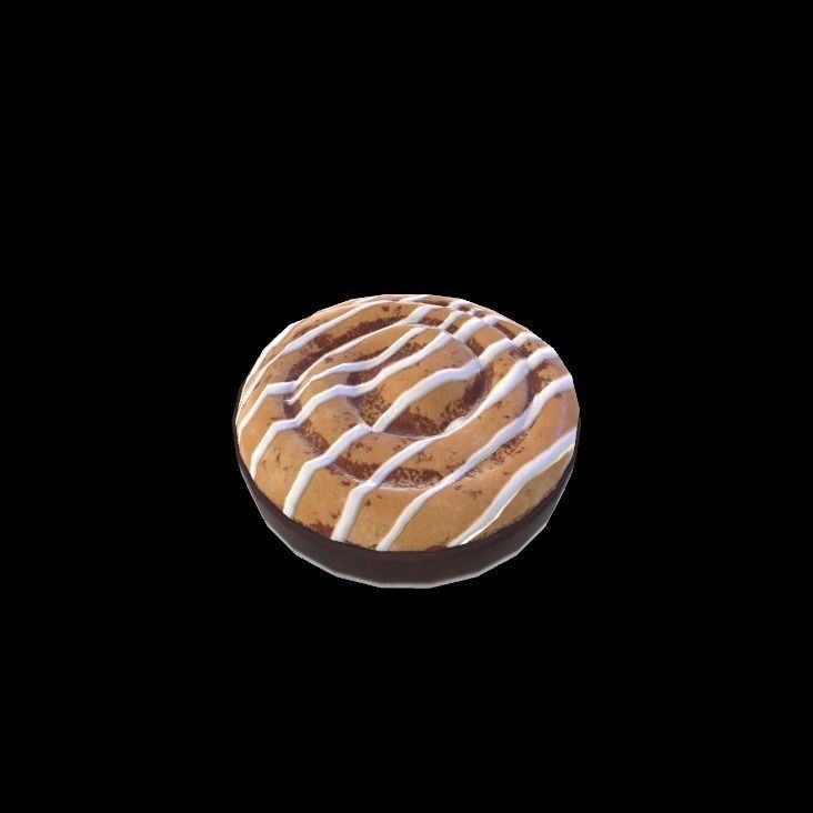 cinnamon roll 3D model_5