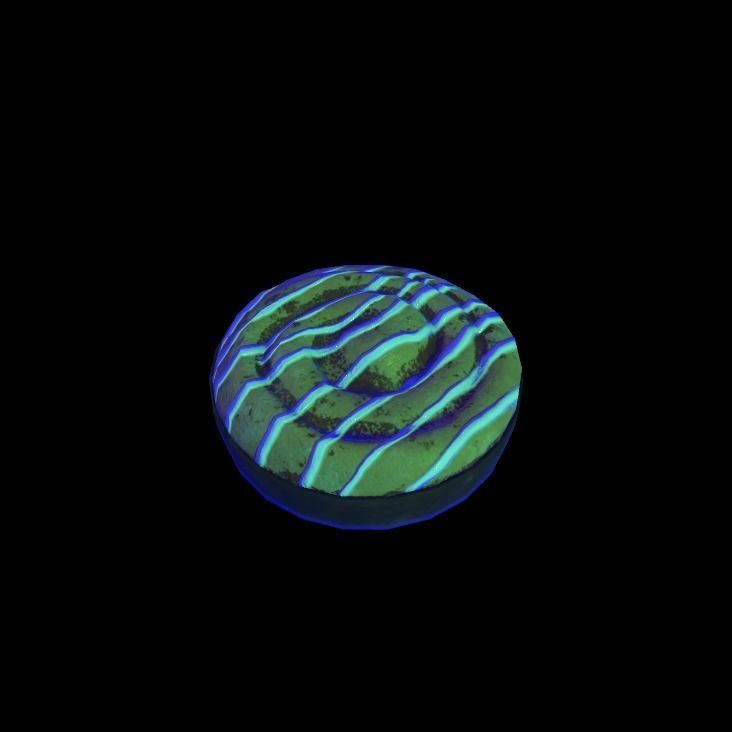 cinnamon roll 3D model_3