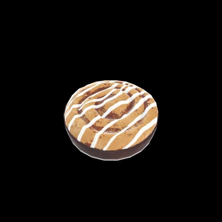 cinnamon roll 3D model_7