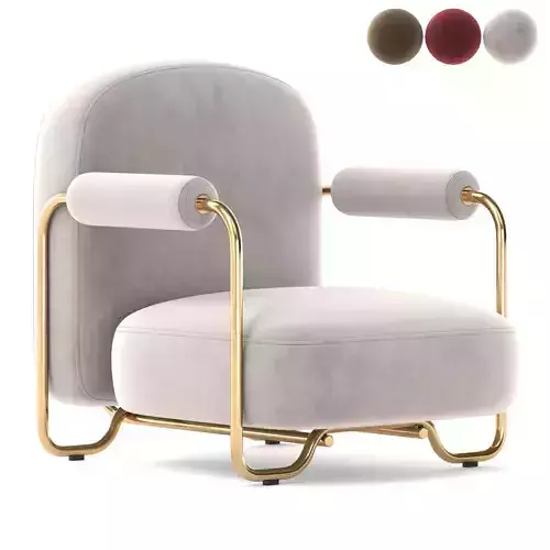  Pipeline Mi Armchair 3D model