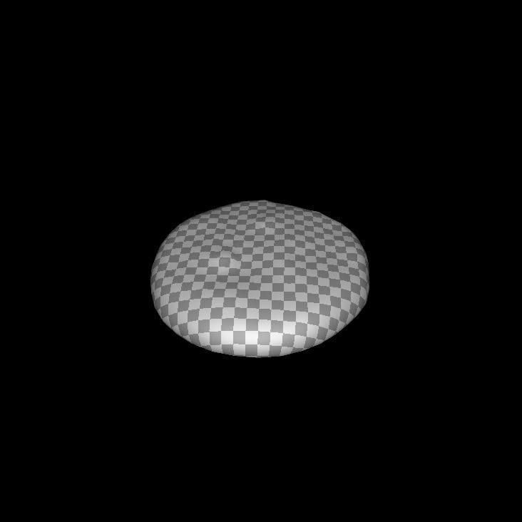 black and white cookie 3D model_11