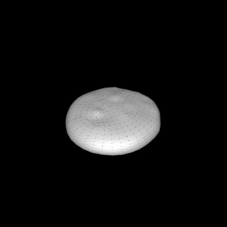 black and white cookie 3D model_10