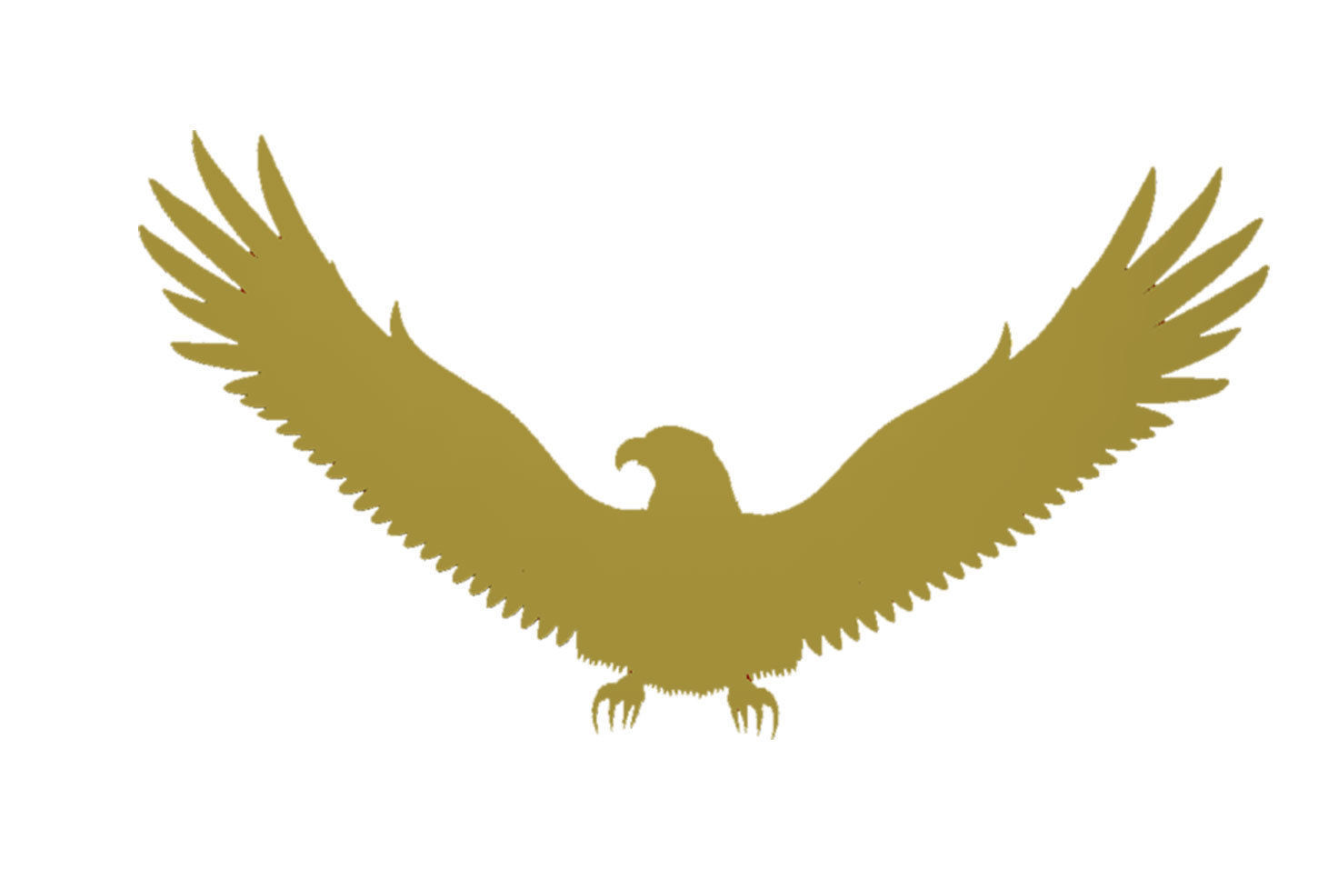 EAGLE 3D STL - Kartal BasRelief 3D model_2