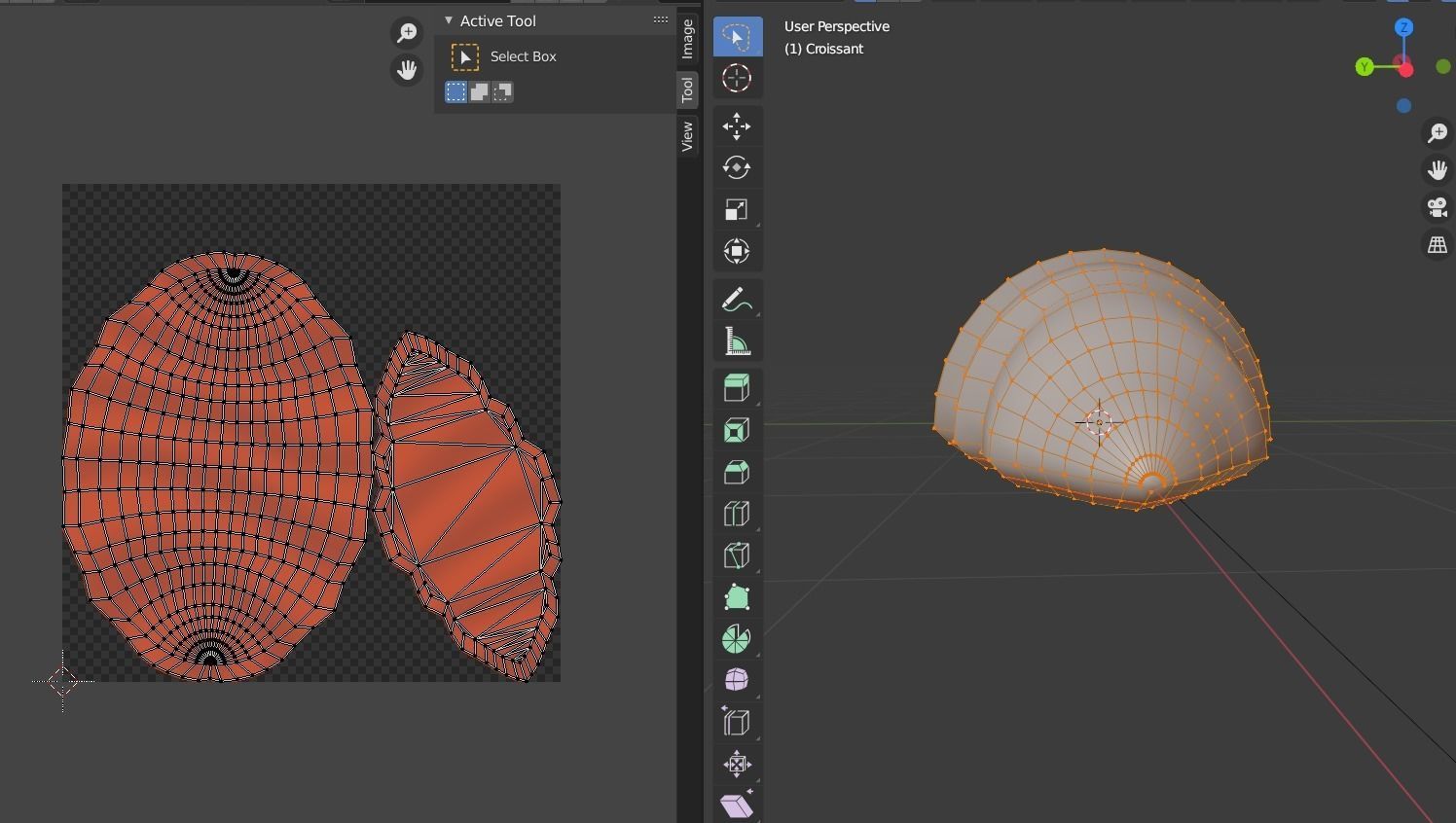Croissant Free 3D model_5