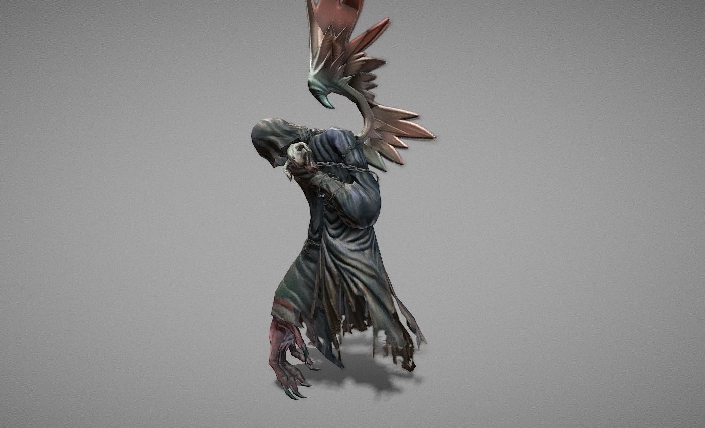 Wraith Myth Low-poly 3D model_9