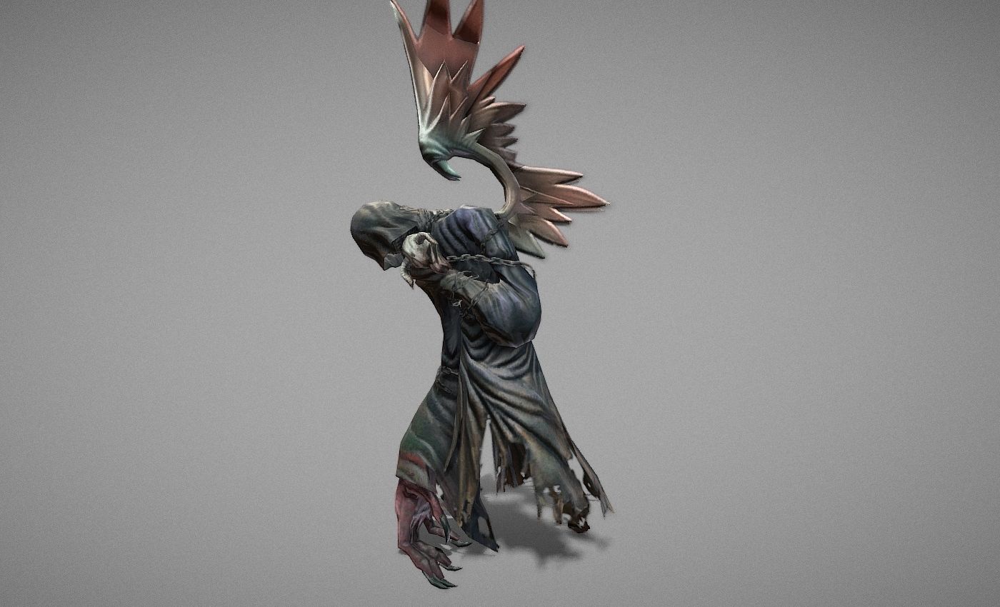 Wraith Myth Low-poly 3D model_25