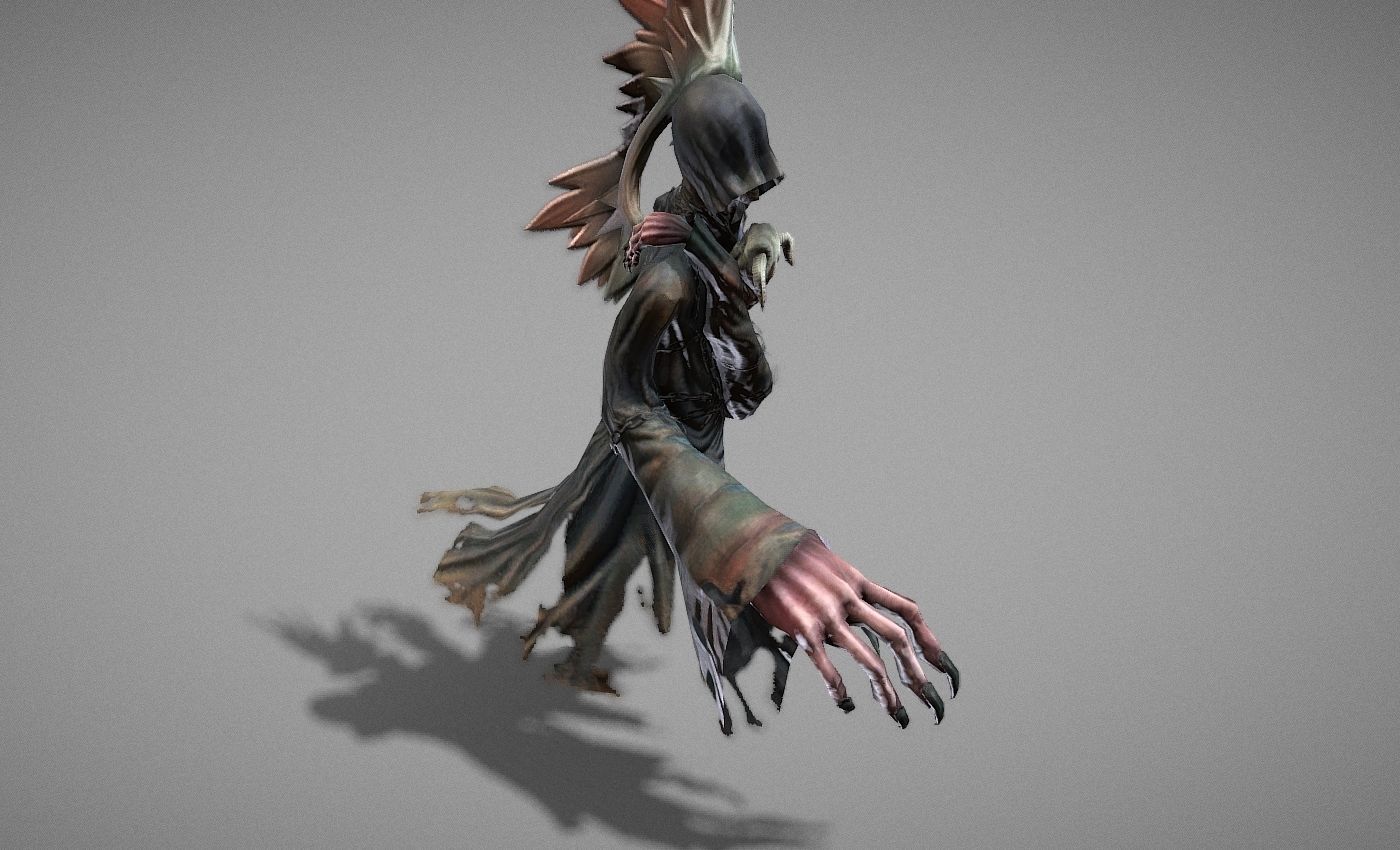 Wraith Myth Low-poly 3D model_20