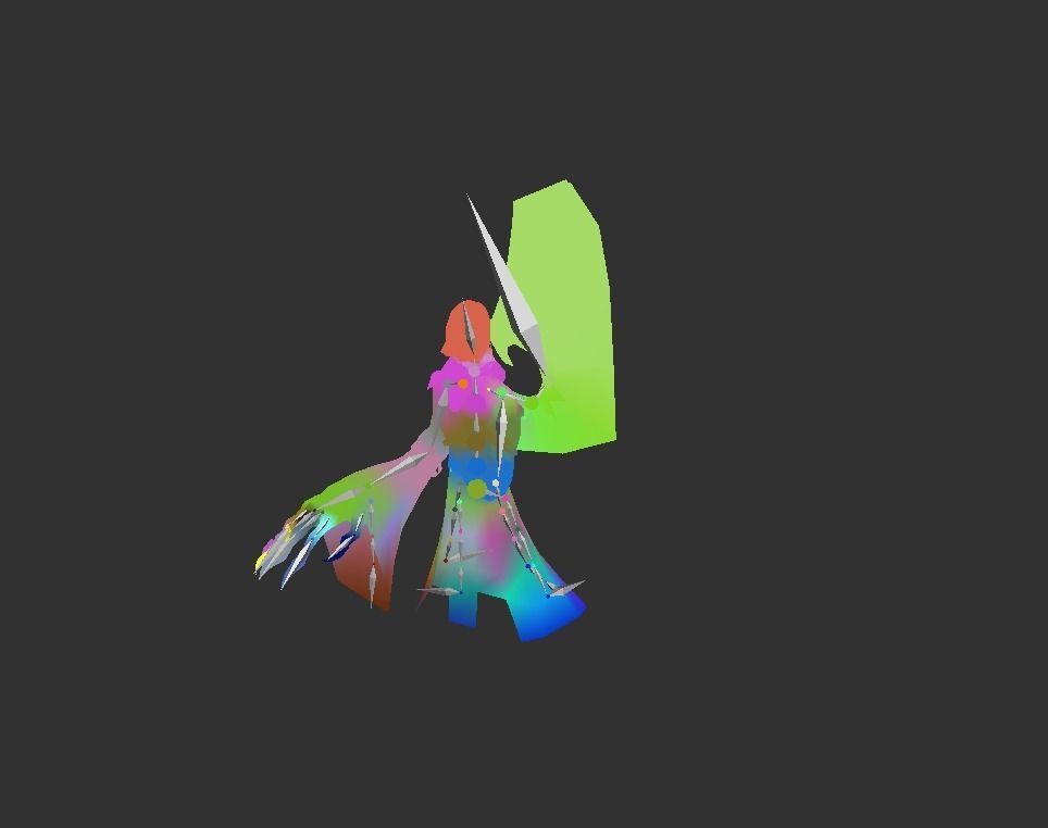 Wraith Myth Low-poly 3D model_3