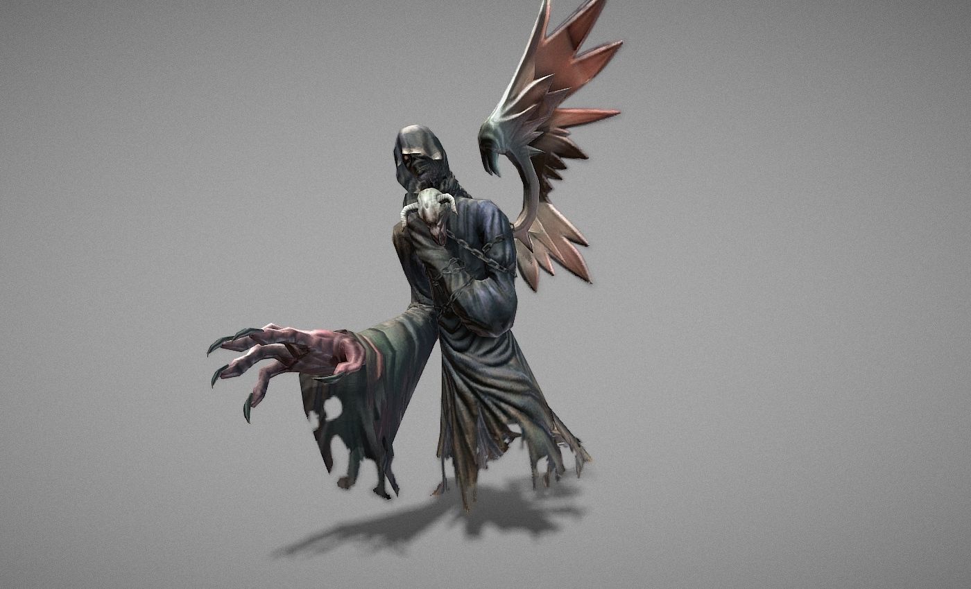 Wraith Myth Low-poly 3D model_8