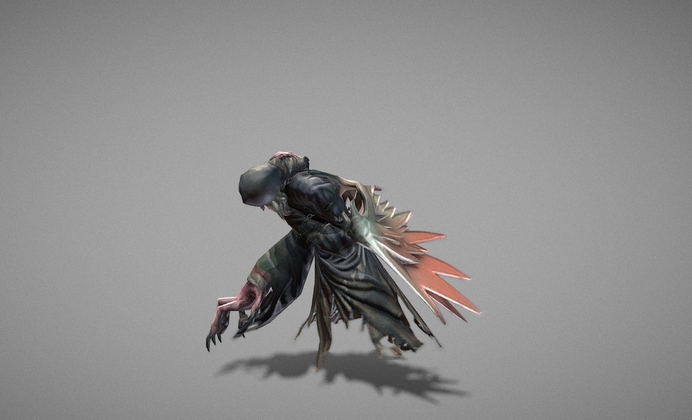 Wraith Myth Low-poly 3D model_17