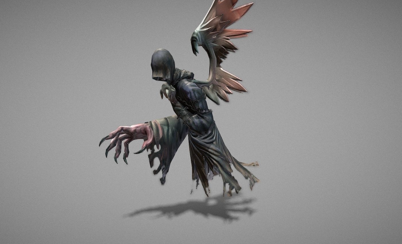 Wraith Myth Low-poly 3D model_12