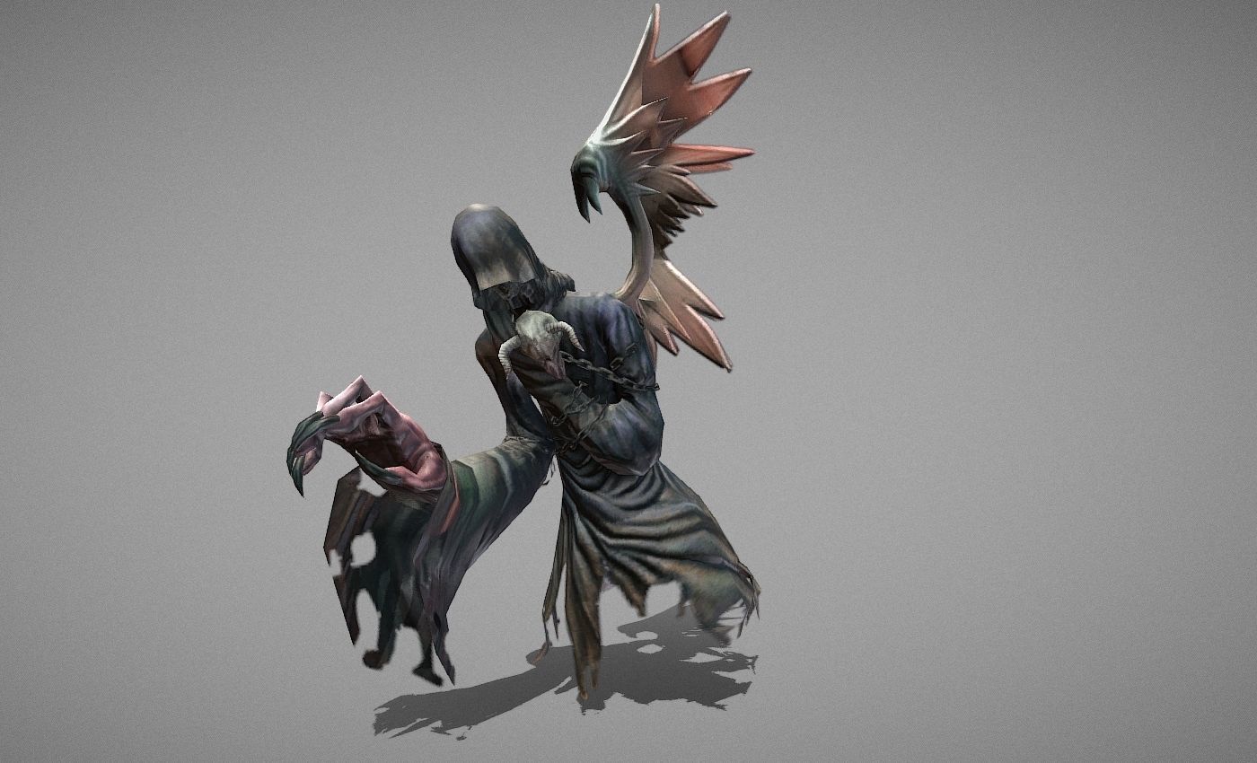Wraith Myth Low-poly 3D model_21