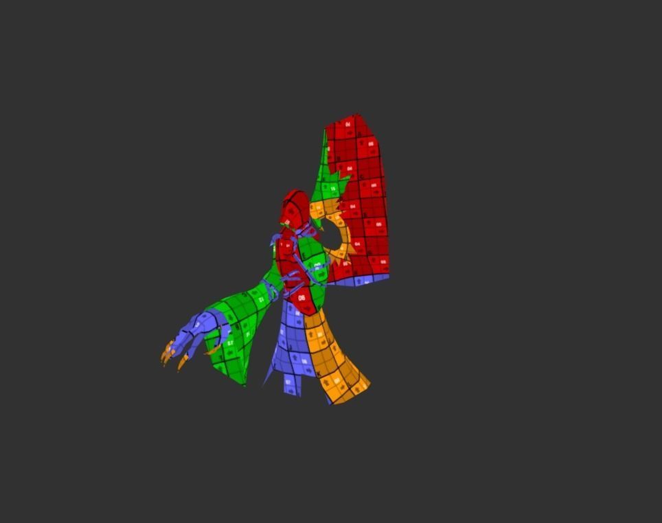 Wraith Myth Low-poly 3D model_6