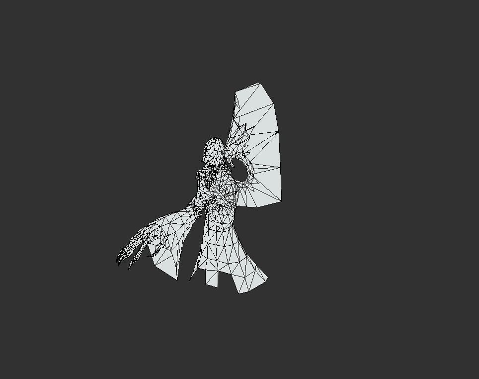 Wraith Myth Low-poly 3D model_5