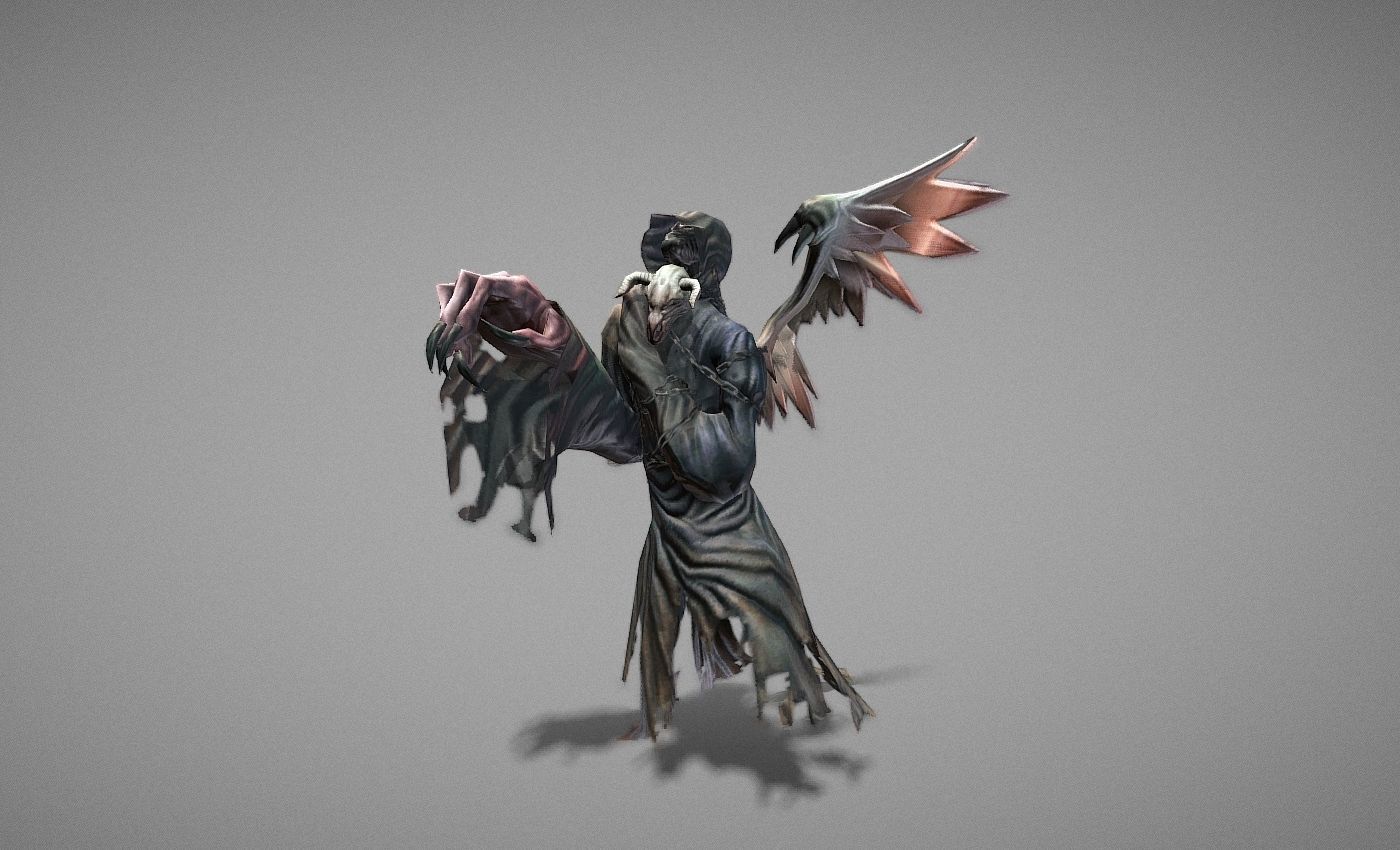 Wraith Myth Low-poly 3D model_23
