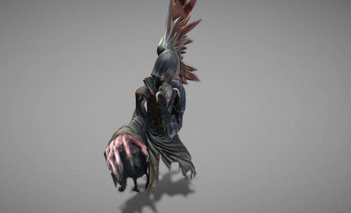 Wraith Myth Low-poly 3D model_7