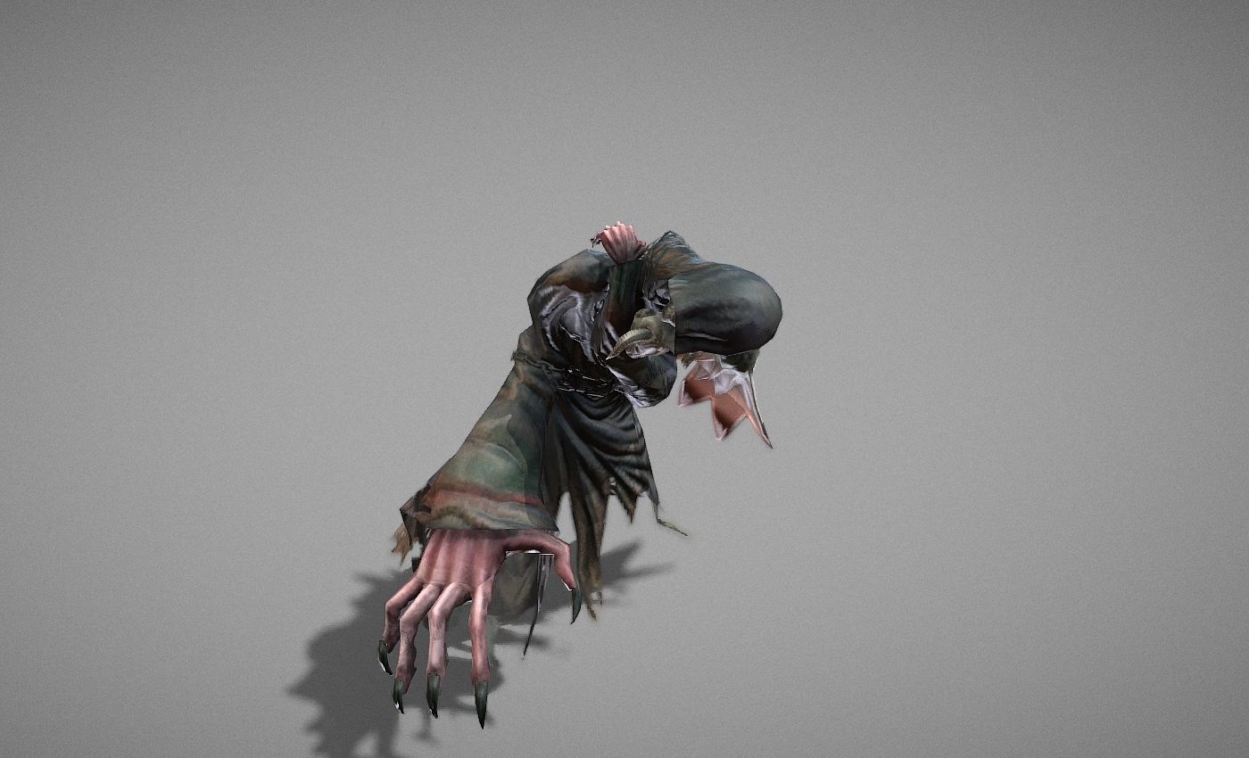 Wraith Myth Low-poly 3D model_18