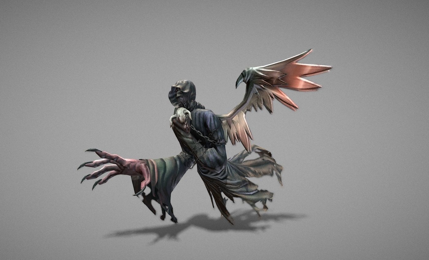 Wraith Myth Low-poly 3D model_10