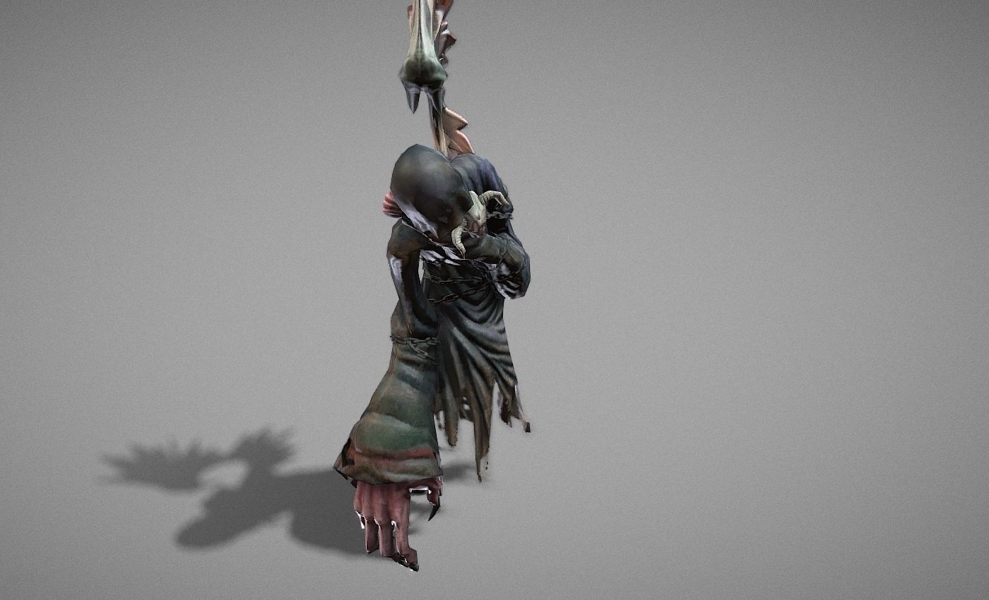 Wraith Myth Low-poly 3D model_19