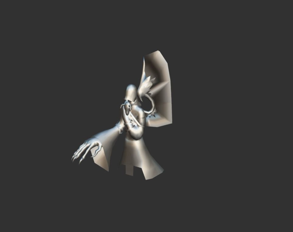 Wraith Myth Low-poly 3D model_4