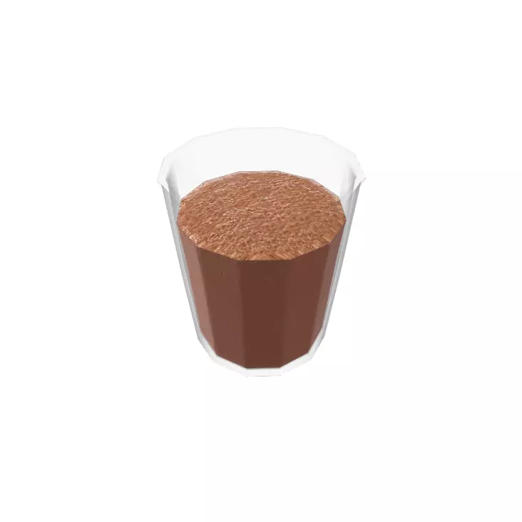 chocolate mousse dessert 3D model