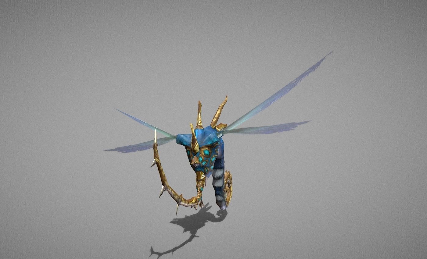 Bug Mutant Low-poly 3D model_18