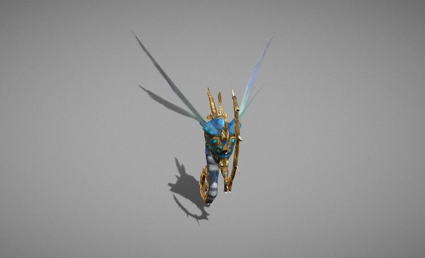Bug Mutant Low-poly 3D model_24