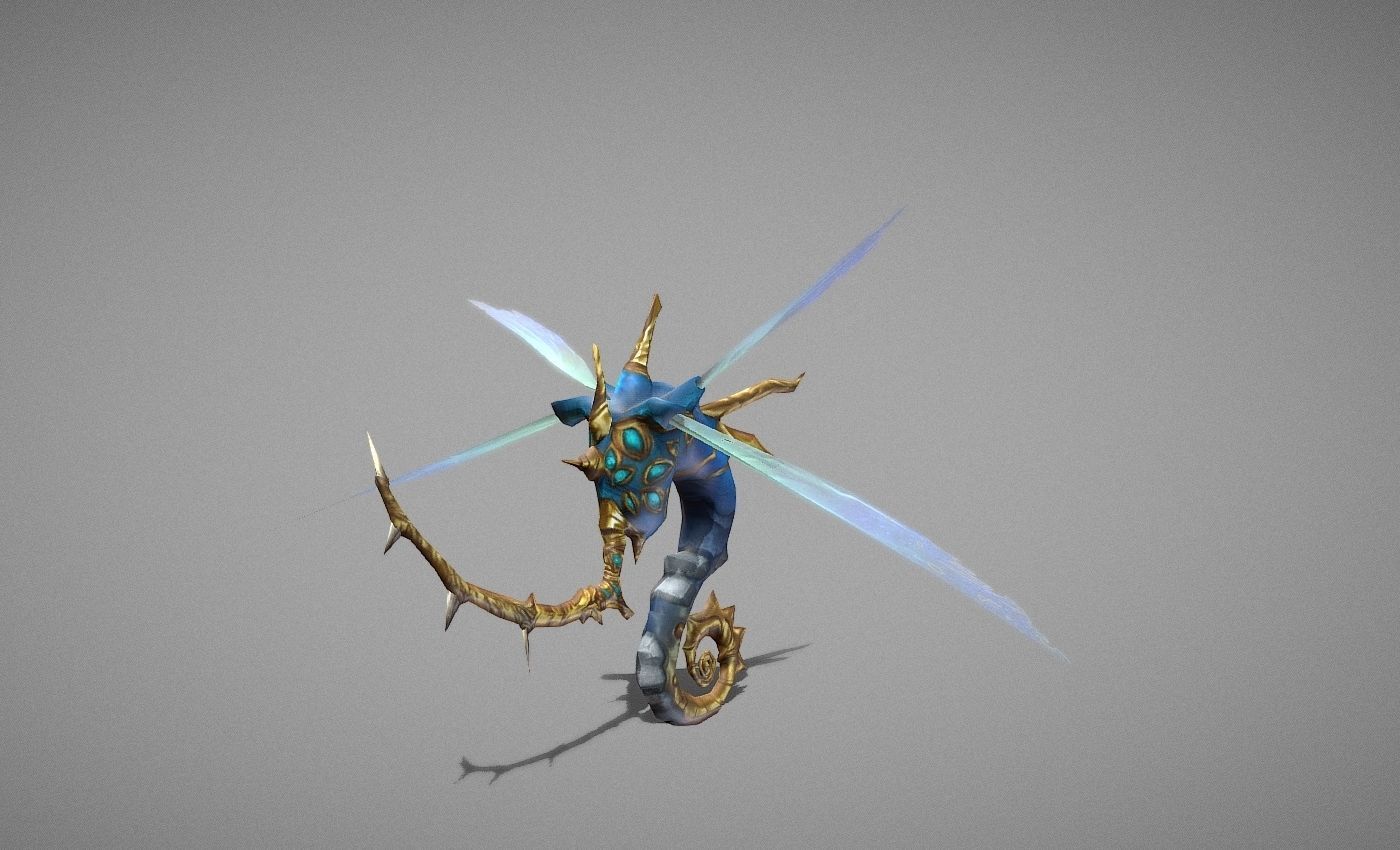 Bug Mutant Low-poly 3D model_8