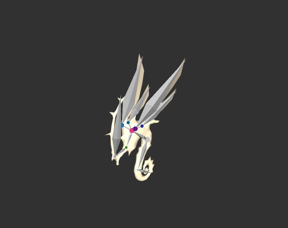 Bug Mutant Low-poly 3D model_2