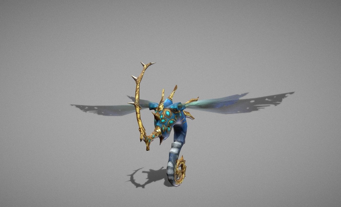 Bug Mutant Low-poly 3D model_17