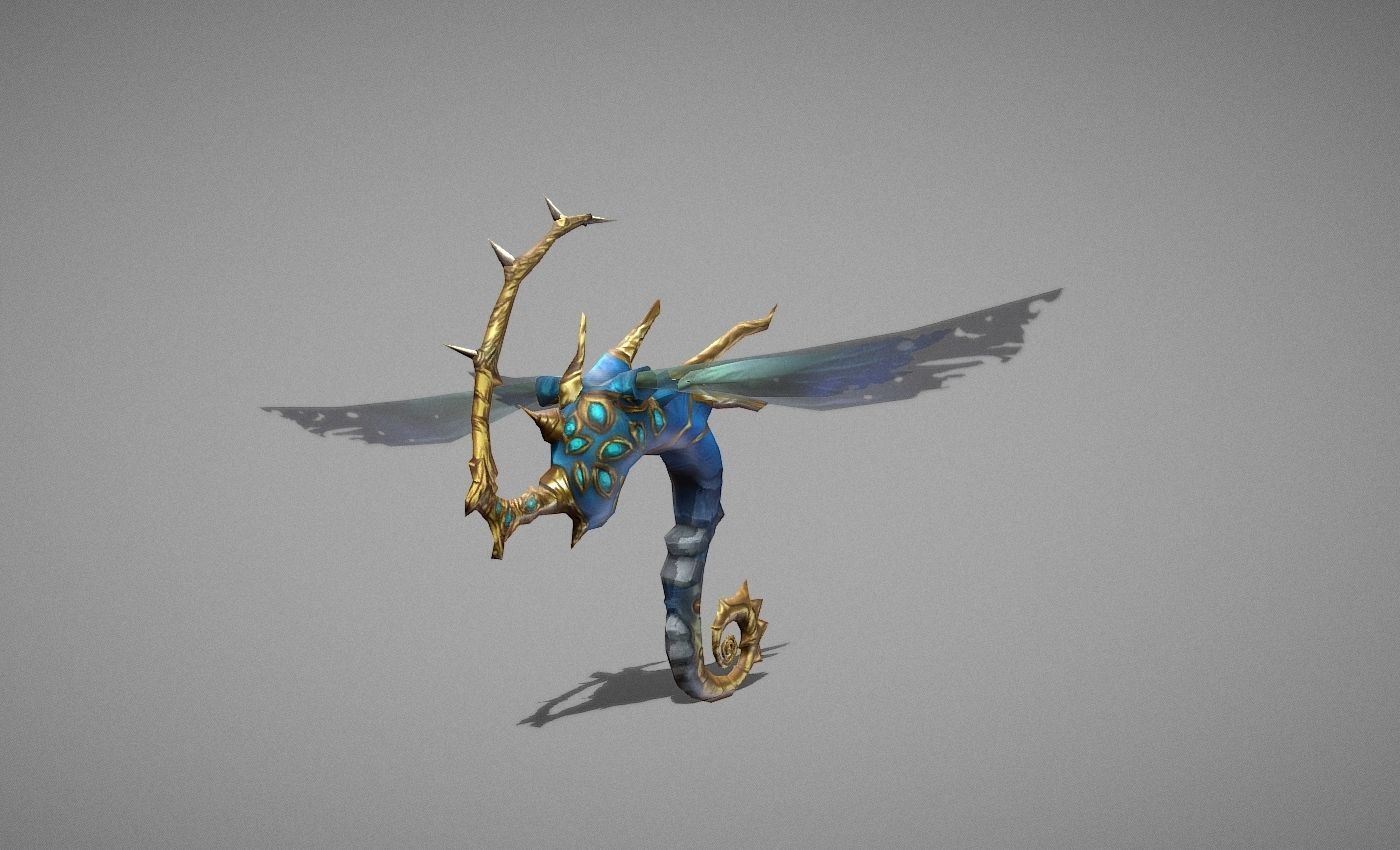 Bug Mutant Low-poly 3D model_10