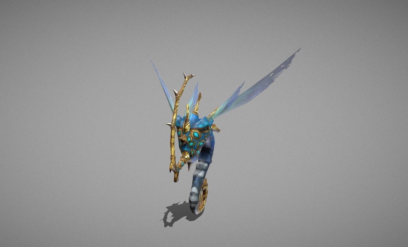 Bug Mutant Low-poly 3D model_15