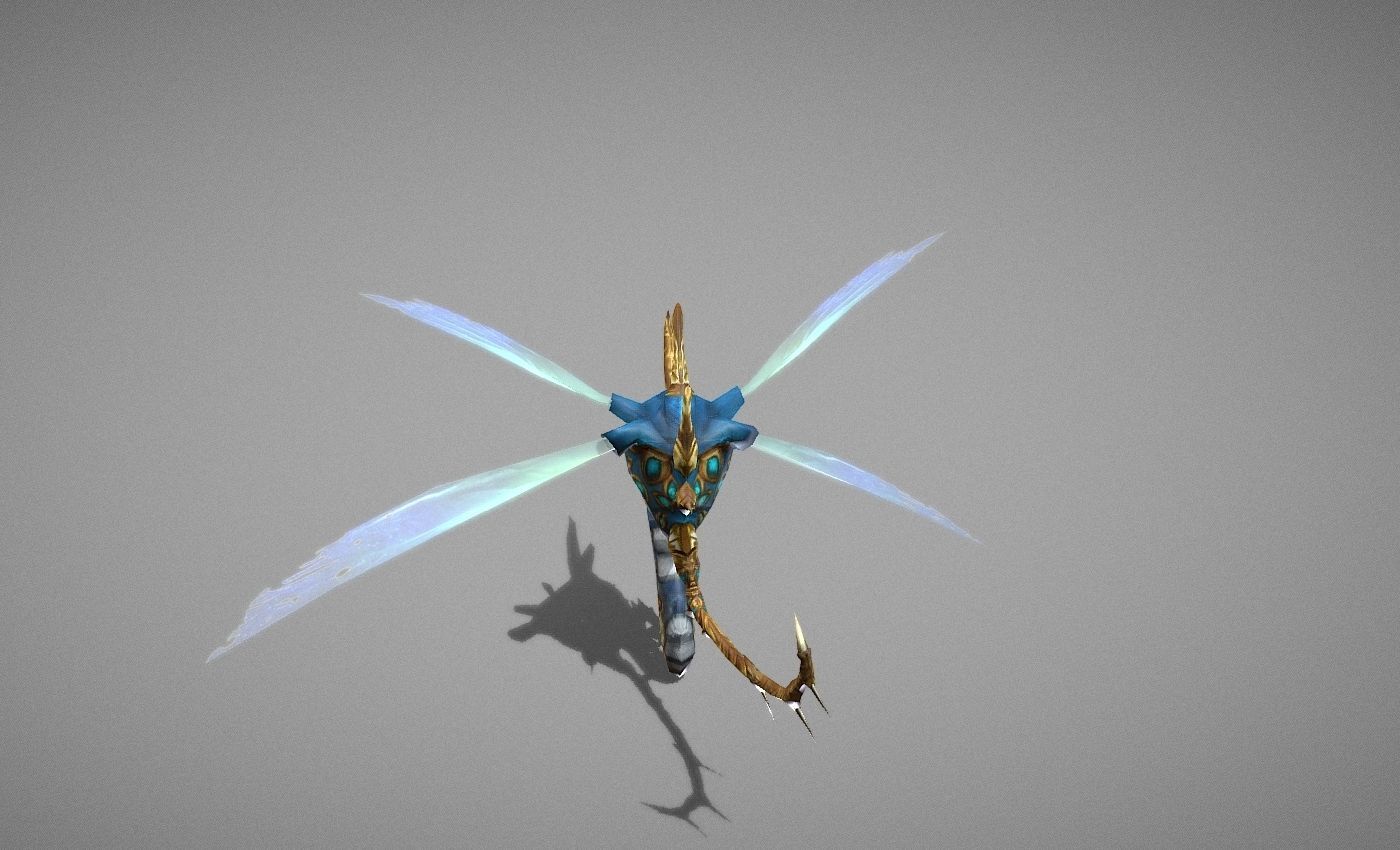 Bug Mutant Low-poly 3D model_23