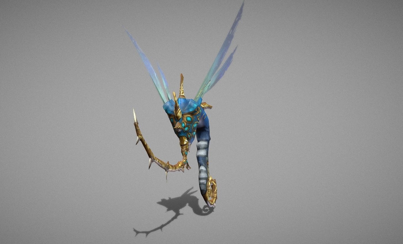 Bug Mutant Low-poly 3D model_16