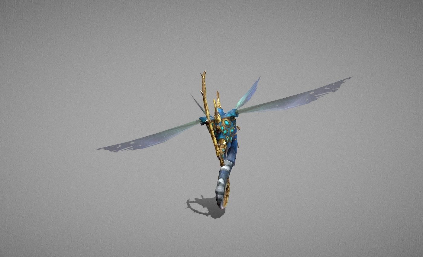 Bug Mutant Low-poly 3D model_13