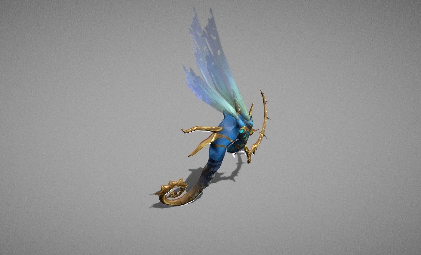 Bug Mutant Low-poly 3D model_22