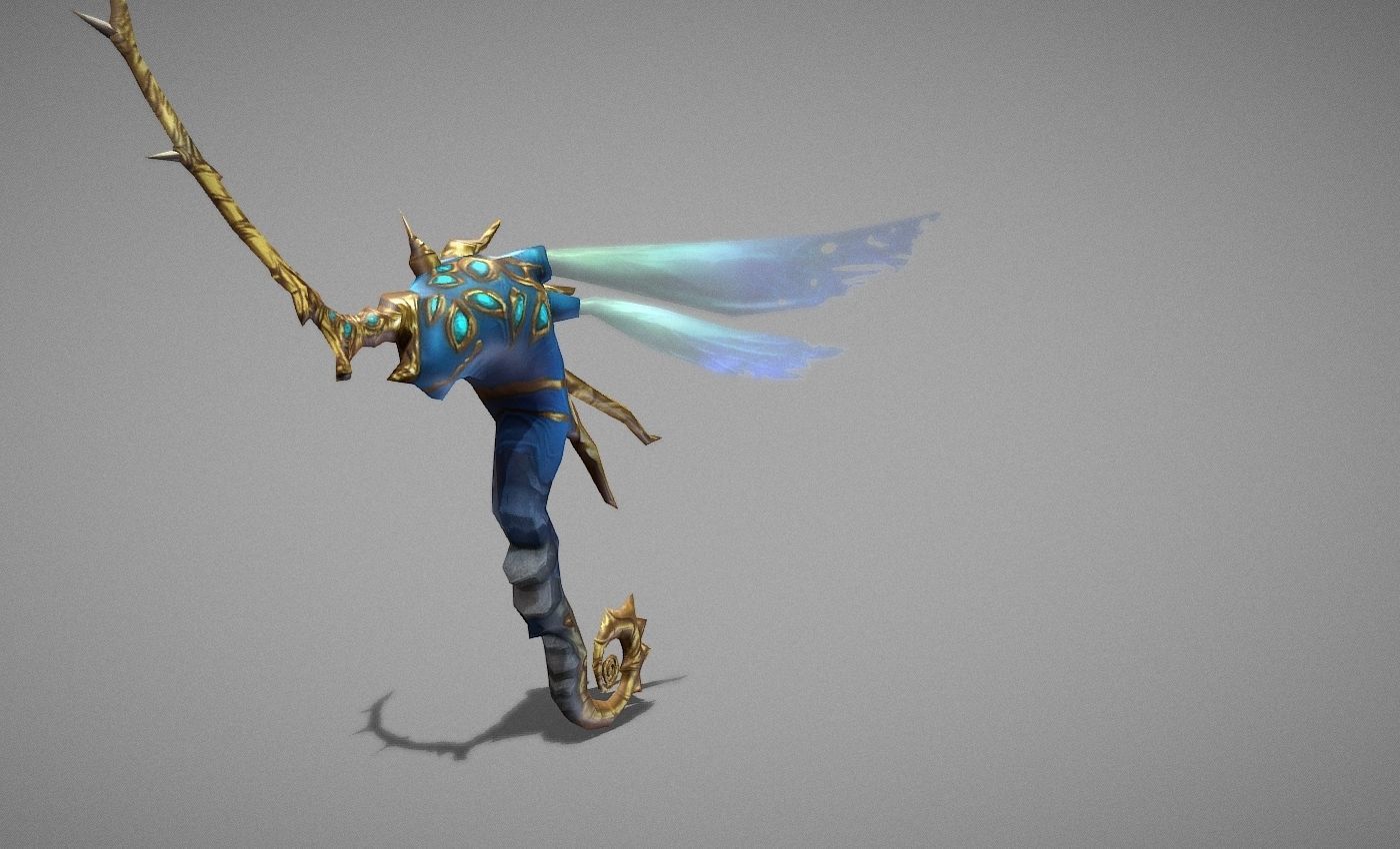 Bug Mutant Low-poly 3D model_11