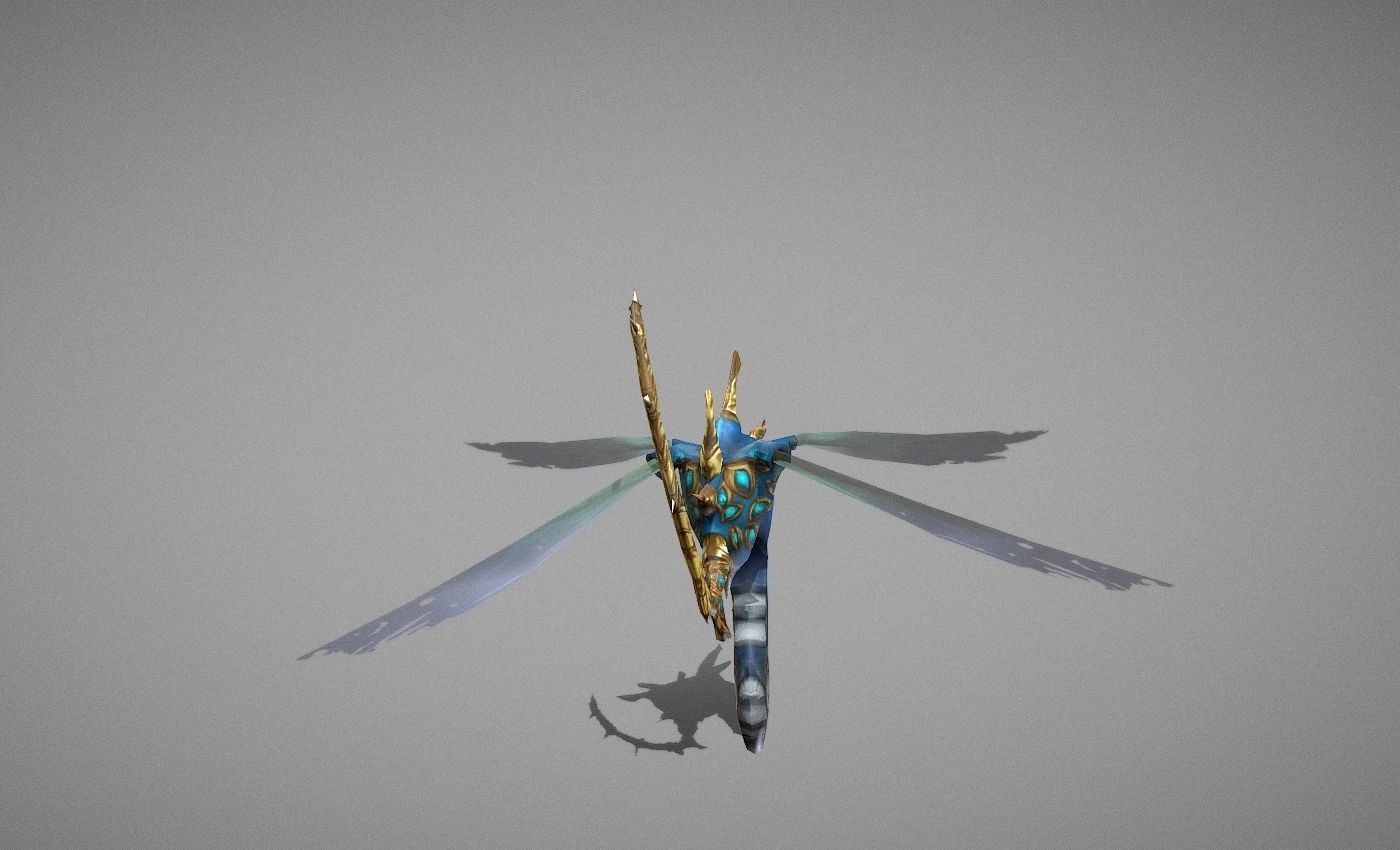 Bug Mutant Low-poly 3D model_14