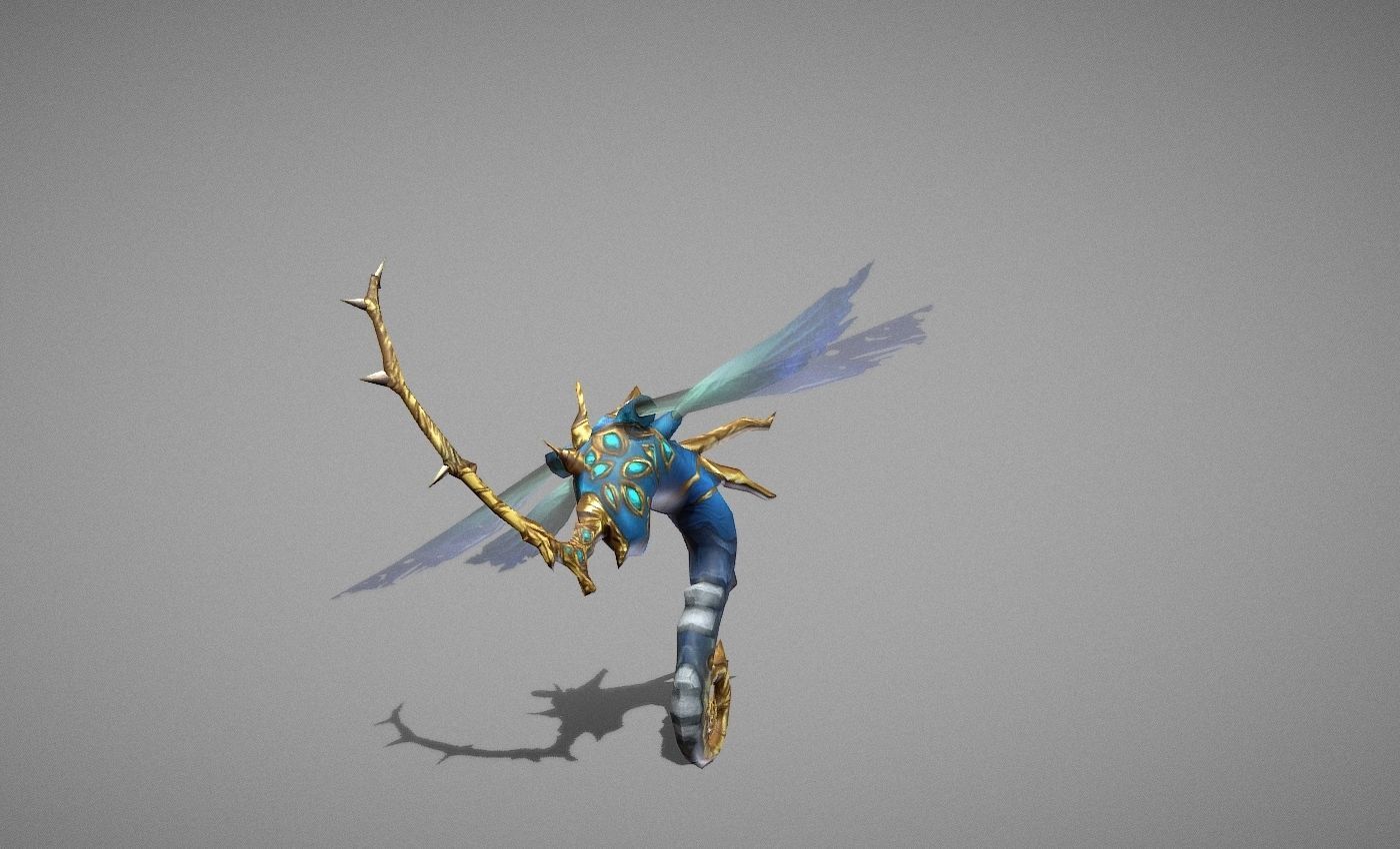 Bug Mutant Low-poly 3D model_19