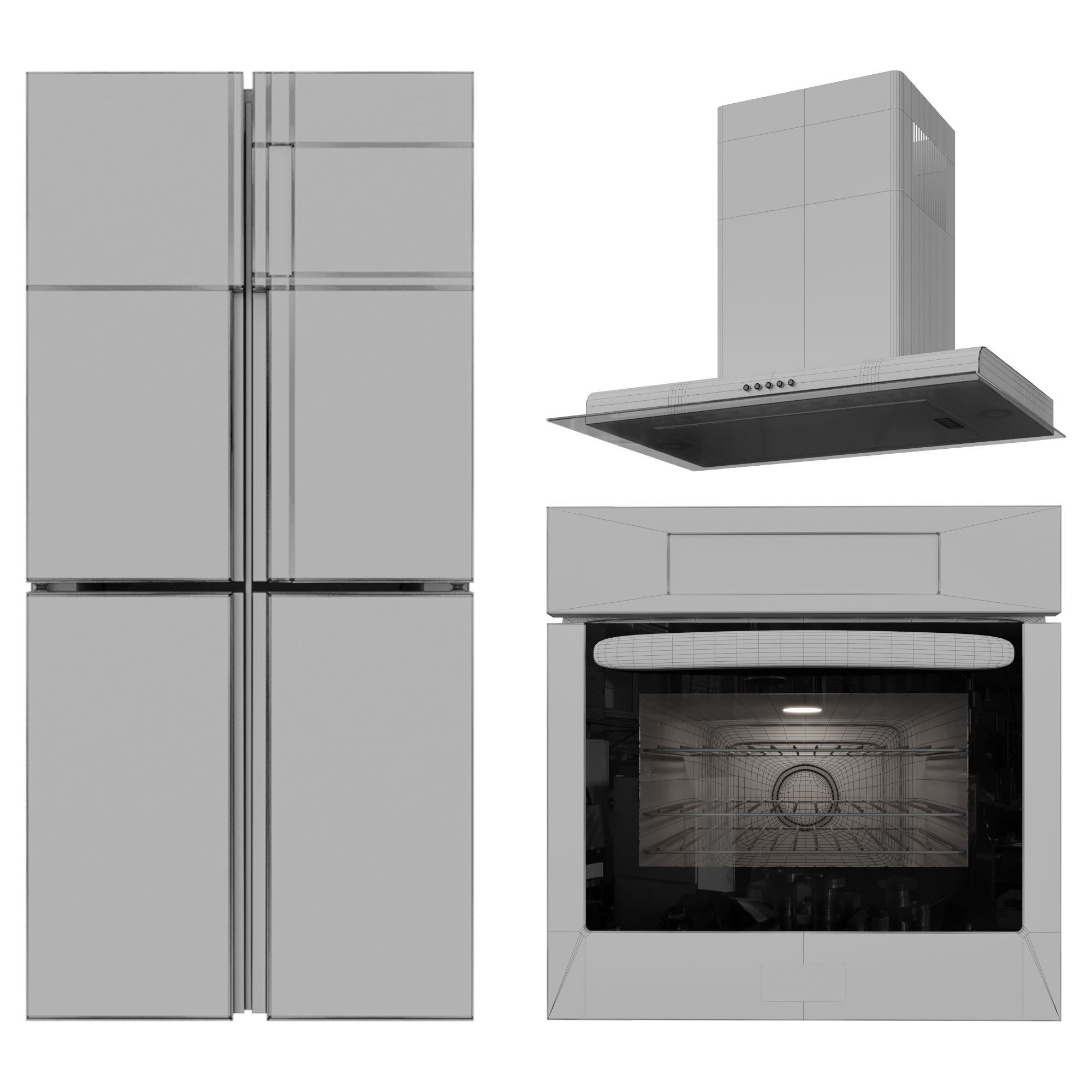 Haier Appliance Collection 01 3D model_5