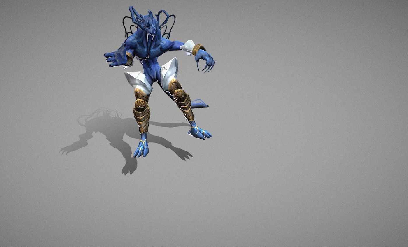 Beast Fairy Low-poly 3D model_12