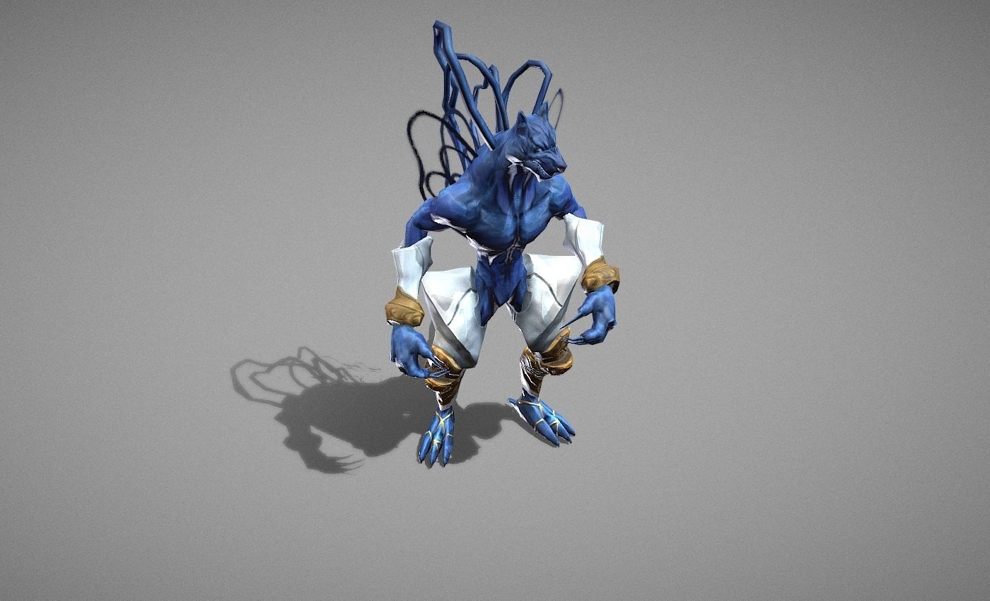 Beast Fairy Low-poly 3D model_14