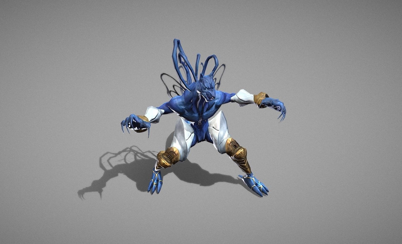 Beast Fairy Low-poly 3D model_18