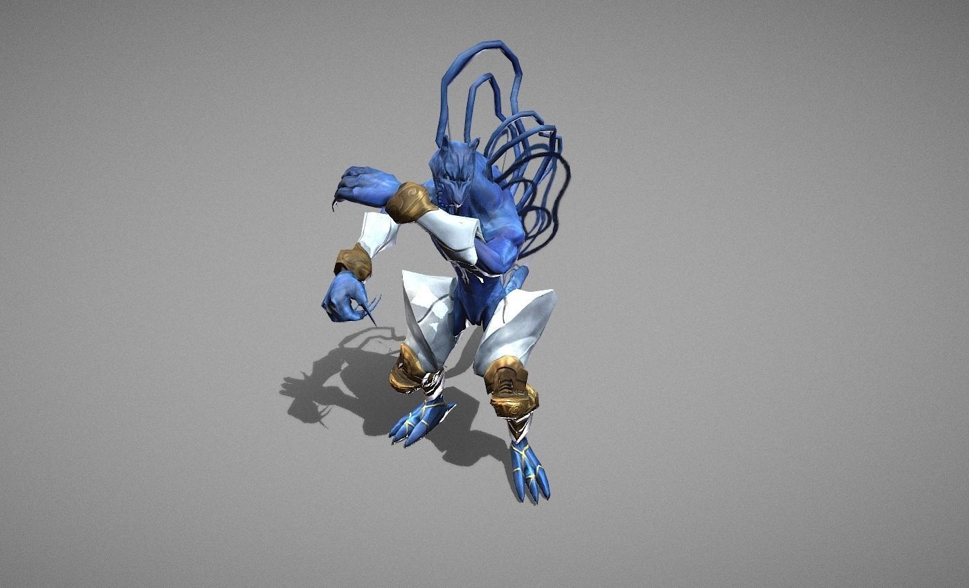 Beast Fairy Low-poly 3D model_11