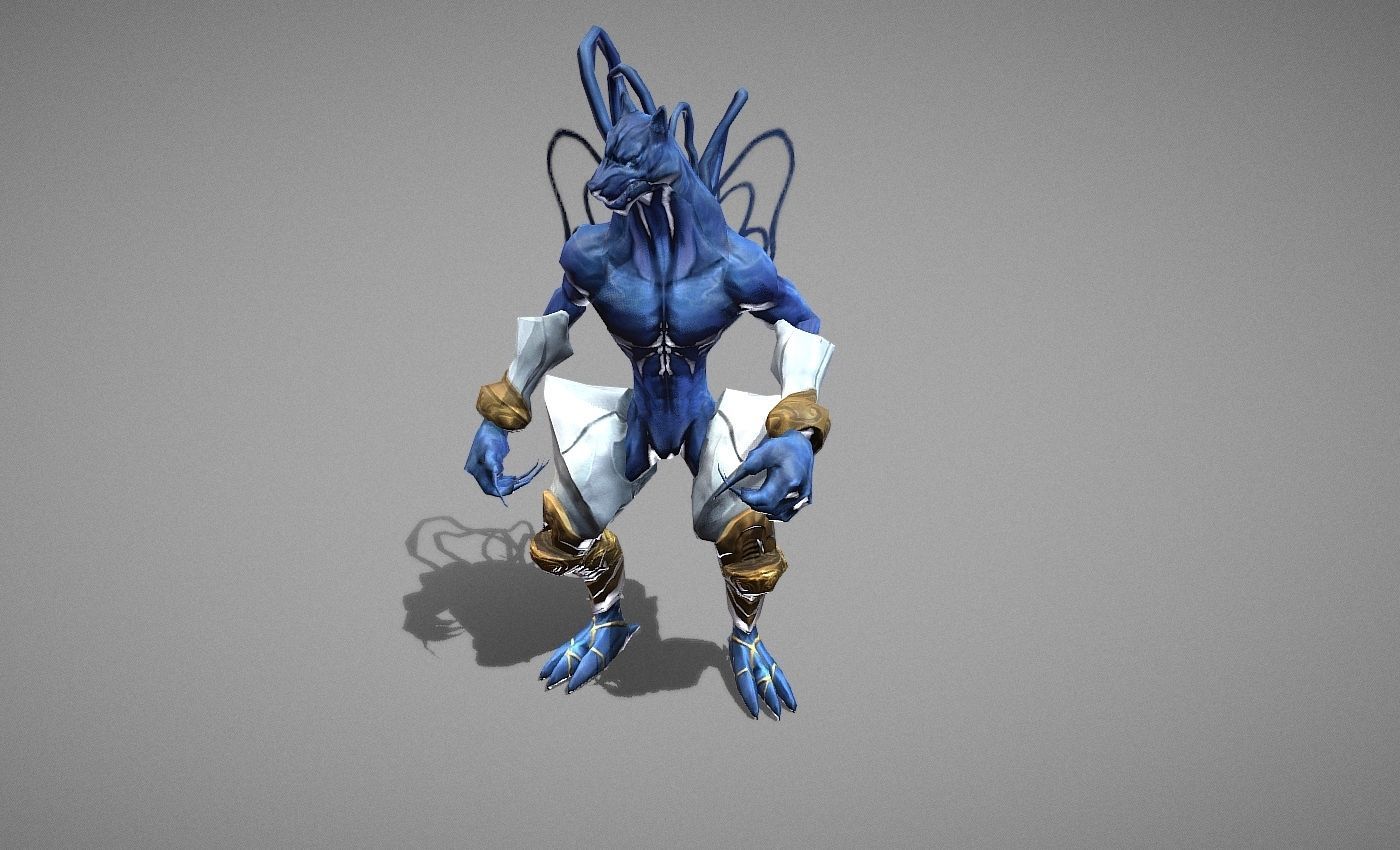 Beast Fairy Low-poly 3D model_22