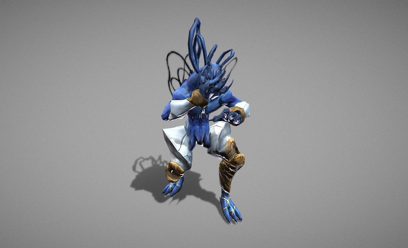 Beast Fairy Low-poly 3D model_20