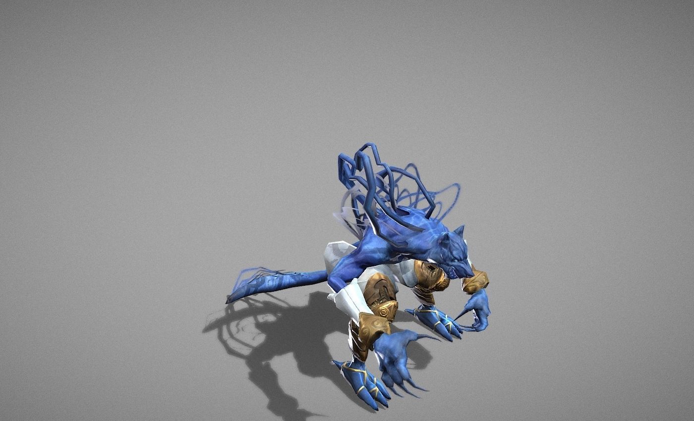 Beast Fairy Low-poly 3D model_16