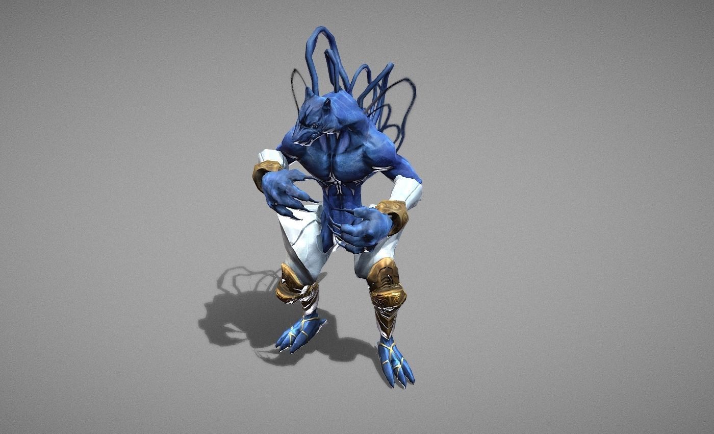Beast Fairy Low-poly 3D model_23