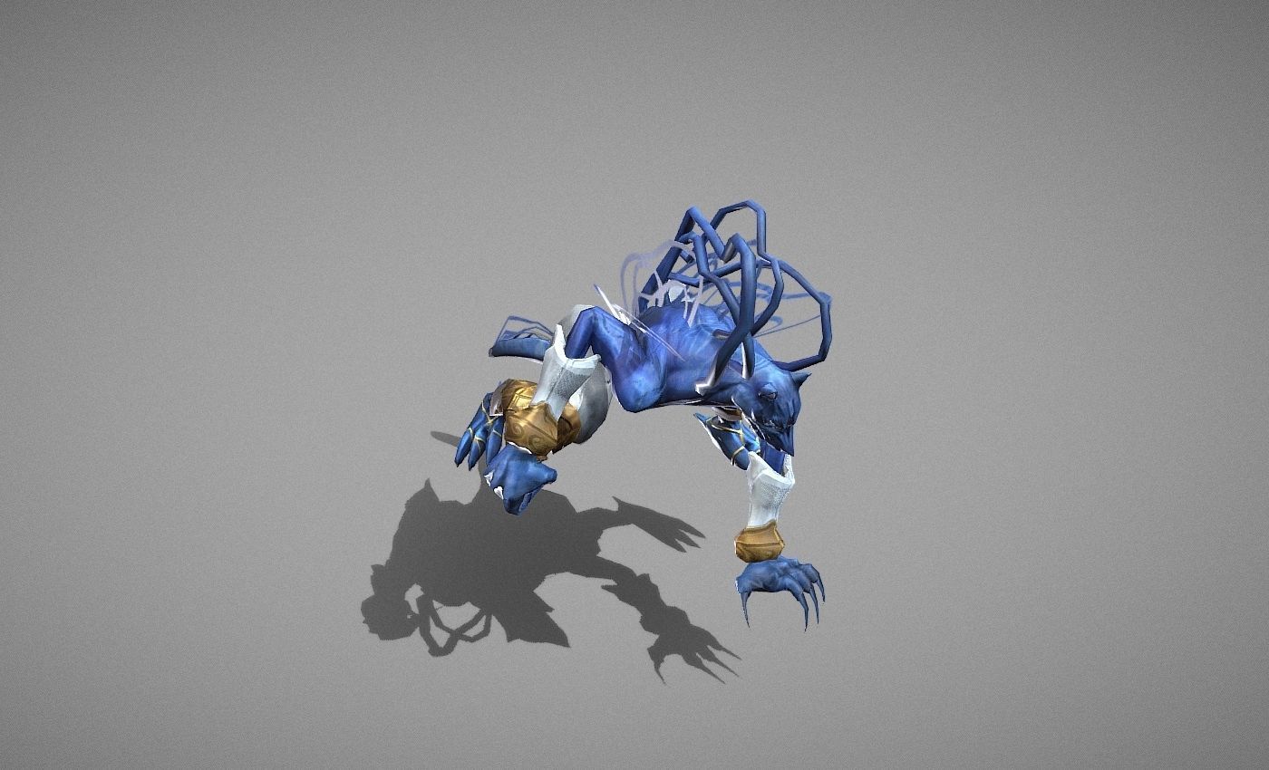 Beast Fairy Low-poly 3D model_13